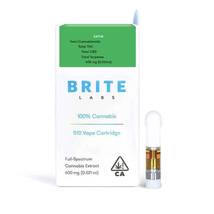 Triangle Mints | 0.6g Full Spectrum Cart from Brite Labs