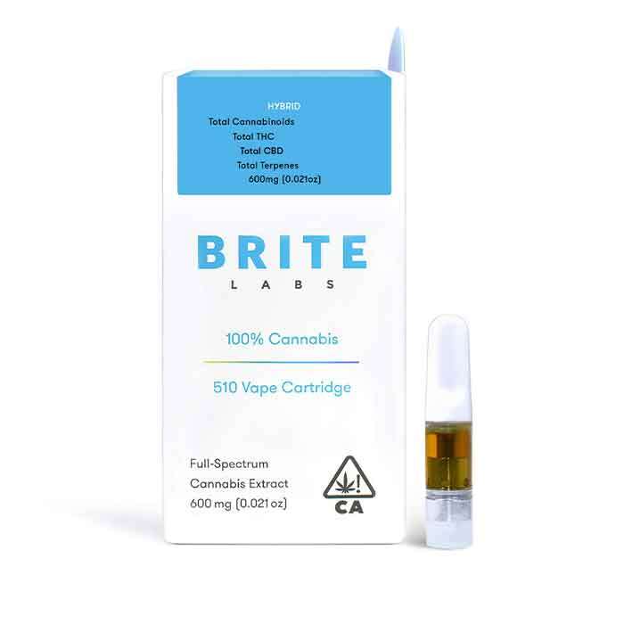 Cookies and Cream | 0.6g Full Spectrum Cart from Brite Labs